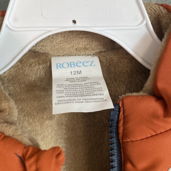 🦊 Robeez puffy reversible Fox vest - Picture 4 of 13